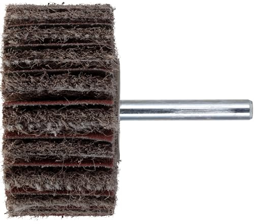 LUKAS-ERZETT 10 x Fächerschleifer SFM universal 40x20 mm Schaft 6 mm Korund Korn 120/80-13,5x8,5x6,5cm