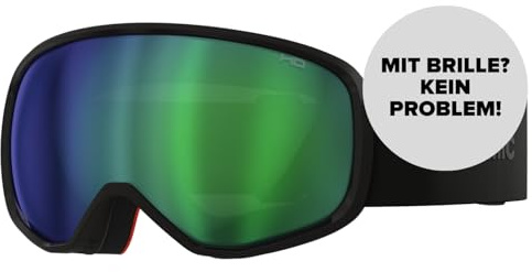 ATOMIC REVENT M HD Skibrille I Mittelgroße Ski- & Snowboardbrille mit HD Scheibentechnologie für klare Sicht I Damen- & Herren-Ski-Brille mit Live Fit Rahmen für individuelle Passform