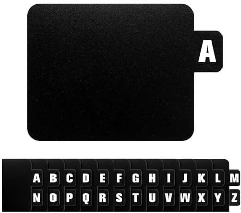 Kopinma 26 Pièces Intercalaires pour Disques Vinyles Intercalaires Alphabétiques DVD Séparateurs Alphabétiques AZ Organisateur de Disques Vinyles avec Alphabet