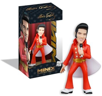 Minix Elvis – Elvis Red Suit – Collectible Music Icon Figure for Fans