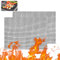 2 Piezas Malla Antiadherente BBQ Estera,42×36cm Alfombrilla de Malla Barbacoa,Teflón Malla Antiadherente BBQ,Oscuro BBQ Estera Rejilla Cortable Reutilizables,Grill Mat para Cocina,Pescado,Verduras
