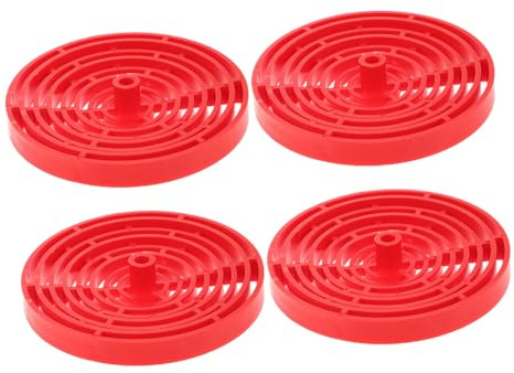 VILLFUL 4pcs Aquarium Grid Divider Tray Plastic Filter Accessory for Even Water Flow Dispersion and Noise Reduction in Fish Tanks Bottom Isolation for Stable Aquatic Habitat