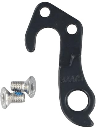 Violiica Rear Derailleur Hanger for Bike Bicycle Mech Tail Hook #322175 with Bolts, Steel Construction, Black