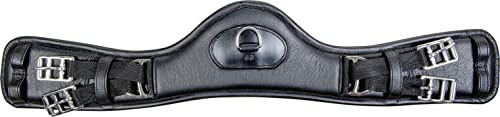 HKM Dressage 9100 - Cinghie per sella Anatomic, colore: Nero