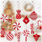 wordmouk 26 Piezas Decoración en Espiral Navideña Navidad Candy Decoracion Techo Decoraciones de Navidad para Colgar Colgante Adornos Remolino Caramelo Fiesta de Las Navidades Decoración Arbol Navidad