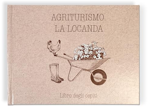 Libro degli Ospiti b&b, Hotel, Casa Vacanze, Libro di Benvenuto per Ospiti Albergo, Libro per i visitatori, Libro per Le recensioni della Tua Struttura (Campagna)