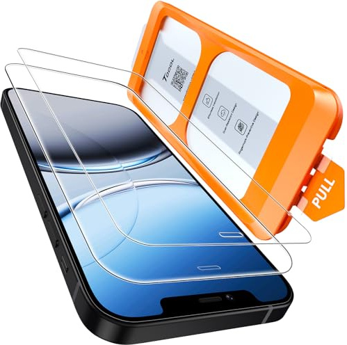 TOCOL für iPhone 12 Mini für Panzerglas 5,4 Zoll, Einfache Montage | Anti-Bläschen, 9H Militärschutz Stoßfest Kratzfest Haltbarkeit, Anti-Fingerabdruck, Kompatibel mit Hülle, HD Klar, 2 Stück