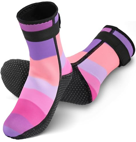 YOTAN Neoprensocken Kinder 3mm, Rutschfeste Warm Halten Schwimmsocken