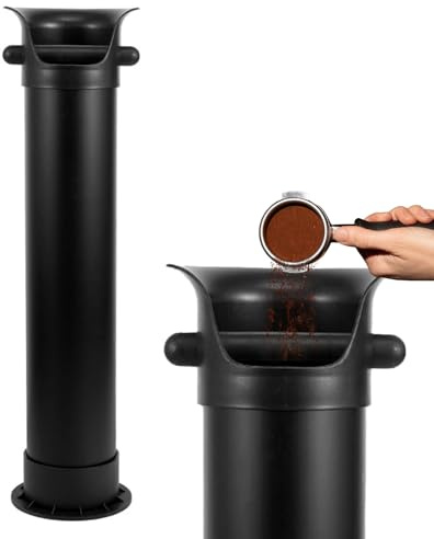 Coffee Grounds Knock Box, 3-Piece Detachable Vertical Coffee Grounds Bucket, with Large Opening Grind, Large Capacity Floor Standing Espresso Collection Dump Bin for Home and Commercial Use