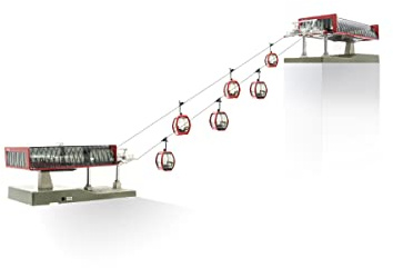 Jagerndorfer JC82496 Cable Car System Starter Set Red/Black Cars