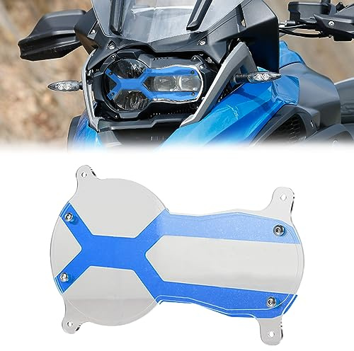 YIEBA Griglia di Protezione del Faro del Motociclo Per R1250GS R1250GS Adventure 1250GS Rallye R1250GS - Edizione 40 Anni GS R1250GS Adventure - Edizione 40 Anni GS 2021-2023(blu)