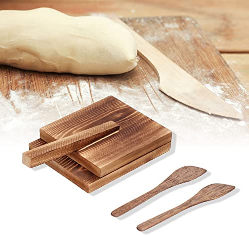 Tortilla Pr, hölzerne Tortilla Pr mexikanische Tortillera Pr er aus Lebensmittelqualität Holz große Holz Pataconera Pergamentpapier Quesadilla Maker für hausgemachte Tortilla gemacht