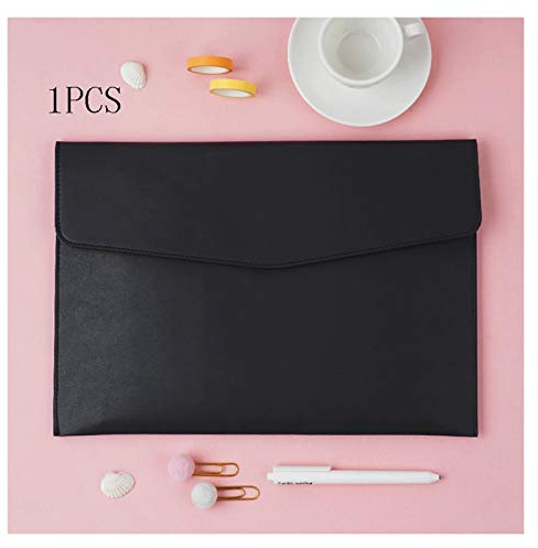 Dokumentenmappe Wasserdichte Leder-A4-Business-Aktentasche, Aktenordner, Dokumenten-Papier-Organizer, Kunstleder-Dokumententasche Aktenordner (Color : E, Size : 1PCS)