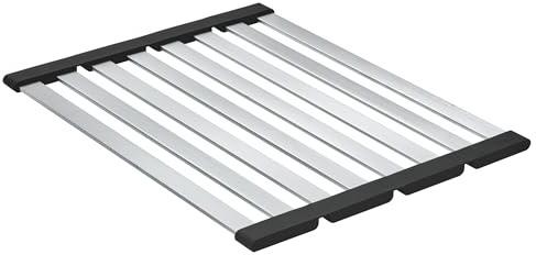 GROHE Multifunction - Abtropfgestell (450 x 348 mm, zusammenklappbar, spülmaschinenfest, korrisionsfrei), edelstahl, 40856SD0