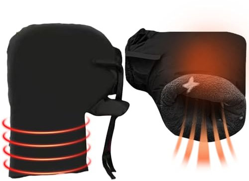 HAMIL Lenkerhandschuhe - Winter-Scooter-Bar-Fäustlinge | Warme Bar-Handschuhe, Fahrradzubehör für Batterie-Motorradroller, Falträder, Mountainbikes, Roller