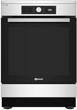 Bauknecht BS68IB8AHX/E Freistehender Heißluftbackofen/ 60 cm/Induktions-Kochzonen/Schmelzstufe und Turbostufe/Flexizonen/Click&Clean/Steam Clean/Multi-Level-Kochen/Hydrolyse/Touch Control
