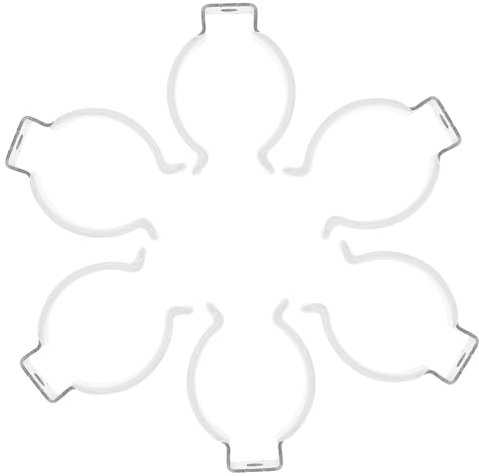 CANIGHT 6pezzi Supporto Clip Per Lampade Led Da Inossidabile Fissaggio Stabile e Resistente Facile Installazione Per Tubo Fluorescente Clip Per Illuminazione Neon