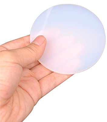 JIEYUZYUO Dichtungsmaterial Aus Silikonkautschukplatten, Runde Silikondichtung, Mit Guter Dichtleistung, Dicke 1–3,0 Mm, Durchmesser 30–100 Mm/Thick:2Mm/Diameter:80Mm
