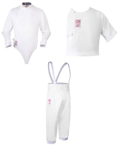 LYXXJRYBHD 450N Fechtschutzanzug, Fecht Trainingsanzug, für Florett, Degen und Säbel, Unisex Fecht-Ausrüstung, Linke Hand(52)