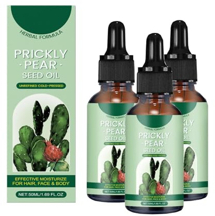 Huile de Pépins de Figue de Barbarie Bio 50ml, Huile De Massage Pour Soin Corporel à Base De Plantes, Douce Et Hydratante Pour Tout Le Corps (3)