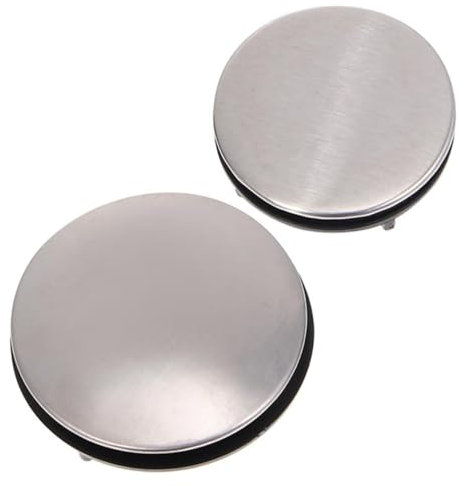Lurrose 2piezas Tapones Para Fregadero De Cocina Cubiertas Decorativas Para Orificios De Grifo Diseño Clásico Resistente Para Cubrir De Tapa Funcional y Estética Para Fontanería Doméstica