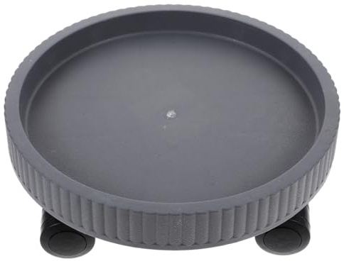 OSALADI Support à Plantes Roulant à roulettes pour Pots De Fleurs, Plateau Roulant Épais Gris 320, Base Mobile Stable pour Jardin Intérieur Et Extérieur, Chariot Pratique pour Pots Lourds