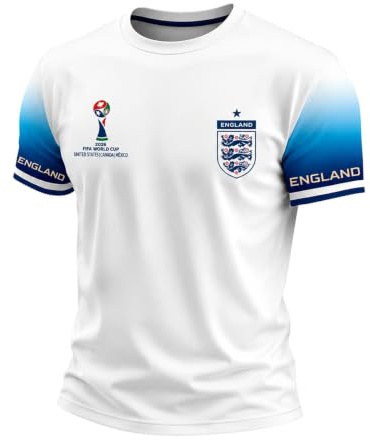 England Football Shirt 2026 Men's Short Sleeve World Cup T-Shirts Union Jack for Supporters of Football Casual Print Athletic Stretch Lightweight Breathable Soccer Jersey (01-Pink, L)