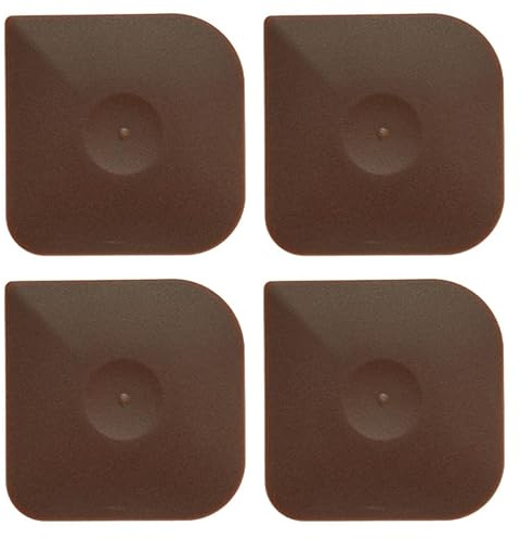 4pcs Brown PC Pot Scraper Multi-Purpose Anti-Drop Cleaning Tool