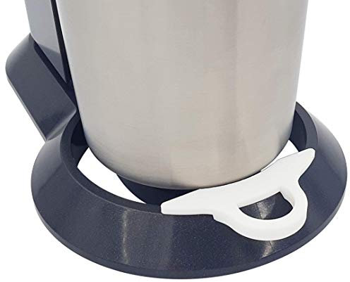 MaJoCompTec® EASYHELP Clip compatibile con SodaStream Crystal 2.0 | Accessori antigoccia per spruzzatore d'acqua | Riduce lo sporco causato dall'acqua gocciolante | Kit per irrigatori (bianco,