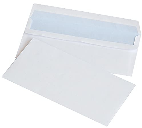 Sobres autoadhesivos para productos de oficina SK DL 110 x 220 mm, 75 g/m², 1000 unidades, color blanco, sobres y accesorios de envío/tipo-autoadhesivo/Kind-SK/color-blanco/formato-DL/peso (g/m2)-75