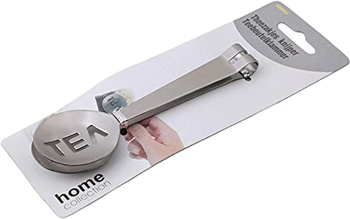 N-K Edelstahl Teebeutelpresse Teebeutelklemme Kräuterklemme Küchenwerkzeug Zitronenscheibenklemme Nice Design