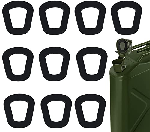 bidon combustible metalico anillo,10 PCS Automotive Juntas para bidón,aplicar Depósito de gasolina de 5,10,20 l De Goma Tanque De Aceite Sellando Anillo Guía De Aceite Tubo Cans De Combustible Junta