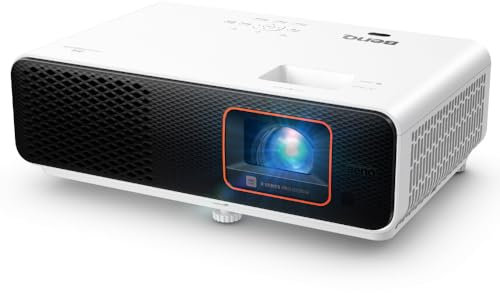 BenQ X500i Vidéoprojecteur Gaming Véritable 4K UHD HDR 4LED 2200 ANSI Lumens Courte focale | 4 ms de Latence | Mode Jeux Automatique | Xbox, PS5, Switch