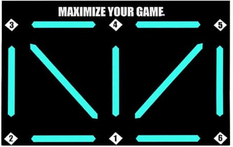 Fußball-Trainingsmatte, Fussball Matte Ballkontrolle Trainingsmatte, rutschfeste Fussballmatte Training, Geräuschloses Sportzubehör Für FußballTraining Ballkontrolle, Geschenke Für Fußballliebhaber