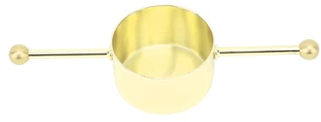 Stainless Steel Bar Jigger with Handle,Precise Control Bartender Measuring Cup,Double Bead Stainless Steel Jigger,30ml for Bartending Drink Measures Bar Accessory (Gold Plating)