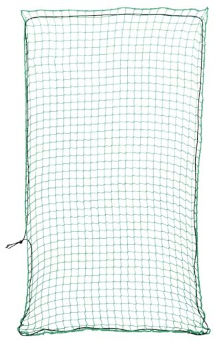 vidaXL Filet pour remorque avec Corde élastique Vert 2,7x1,5 m PP, Filet de Chargement, Filet de Chargement pour remorque, Couverture de remorque en Maille