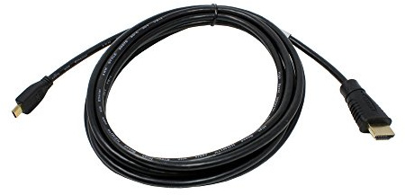 Mobile-Laden Cavo HDMI da 3 metri compatibile con Motorola Razr HD, Ethernet, Full HD 3D, 2160p/24Hz, Audio Return Channel, HDMI (tipo: A) a micro HDMI (tipo: D)