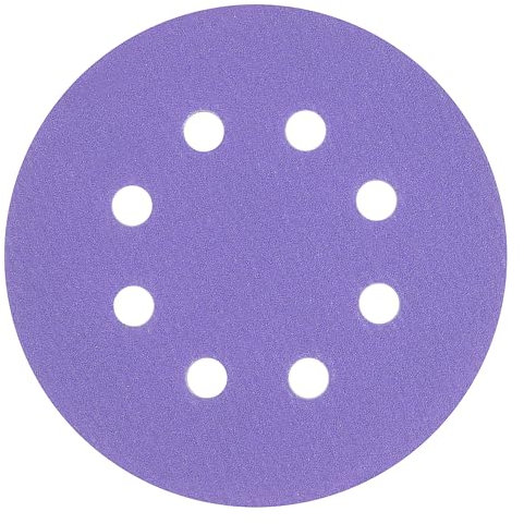 Trend 125 mm Sanding Discs for Random Orbital ROS Sanders, 60/120/180/240 Grit, 25 Pack, Multi-Grit Film Abrasive for Versatile Sanding Tasks, AB/125/M25