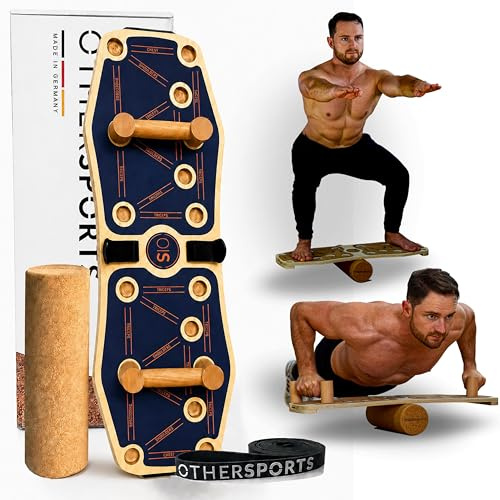 OTHERSPORTS Sportboard 4 - Gleichgewichtstrainer für mehr Kraft & Gesundheit – Effektives Balance Training Equipment für zuhause – Platzsparendes Trainingsgerät