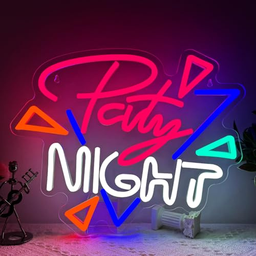 Party Night Neon Schild Bar LED Schild Leuchtreklame Neon Sign für Wanddekoration USB Neonlicht für Man Cave Home Decor Club Pub Nachtclub Party Deko