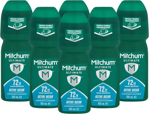 Mitchum Men's Mitchum Ultimate 72H Roll-on Active Ocean