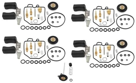 Kit De Réparation Carburateur De Moto pour H&Onda Goldwing 1100 GL1100 1980-1983 Kits De Réparation, Diaphragme Flotteur Joint Pointeau Carburateur Reconstruction Pièces