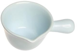 Såsskål Flerfärgad keramisk handtag såsskål mini kaffemjölkkanna såsbåt med dropppip Såskanna(Blue)