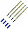 4er Sparpack Waterman S0391920 Tintenroller Ersatz-Mine (4, blau | fine)