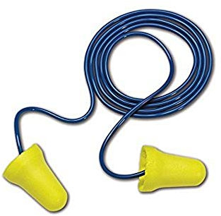 E-A-R por 3 m 10080529120165 3 m 312 – 1222 e-z-fit lote con cable tapones para los oídos, OSFA, azul, talla única (Pack de 200)