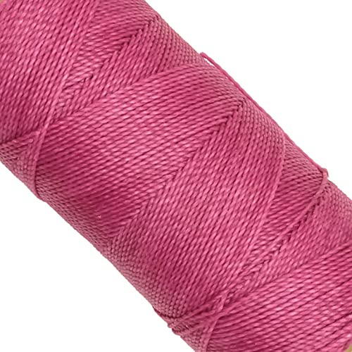 Linhasita, rocchetto di filo cerato, Linhasita 100 g, 170 m, 1 mm di spessore, in poliestere, macramè, 30 colori. 170 metros / 100 gr rosa fucsia