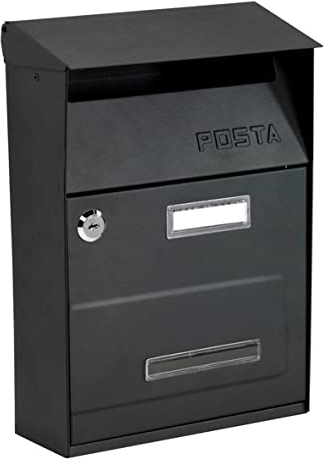 Kippen 10006HN - Cassetta Postale Modello Next, Colore Nero, Misure: 320x220x100 mm