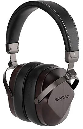 SIVGA Oriole Wooden Closed Back Wired Dynamic Headphone (Black)