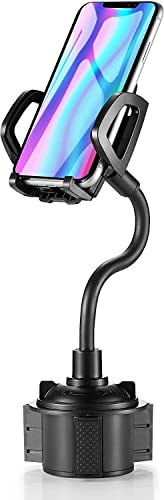 YUHENG Car Cup Holder Mount with 360° Rotation Adjustable Gooseneck,Car Phone Holder Mount for All Smartphones Cup Holder Cell Phone Automobile Cradles