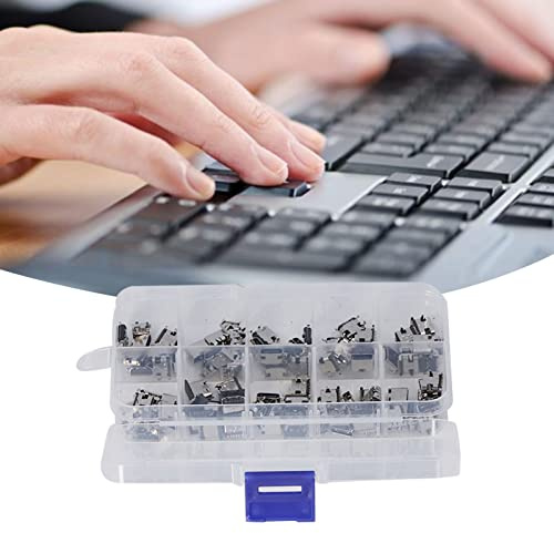 100PCS 10 Tailles Type-C Connecteur Femelle USB Connecteur Droit Combo Box Set, Adaptateur de Remplacement de R¨¦paration de Prise ¨¤ Souder pour Ordinateur, Souris Clavier
